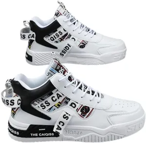 Men's Fashion Skateboarding Shoes Breathable Comfortable, Anti-Slip Shock-Absorbing Sneakers for Casual and Daily Wear