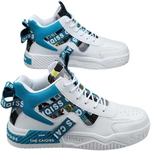 Men's Fashion Skateboarding Shoes Breathable Comfortable, Anti-Slip Shock-Absorbing Sneakers for Casual and Daily Wear