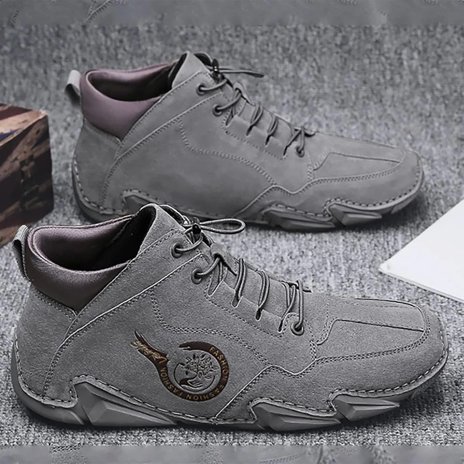 Men's Fashion Sneakers Tennis Shoes for Men Lightweight Sport Gym Jogging Walking Sneakers Mens White Sneakers