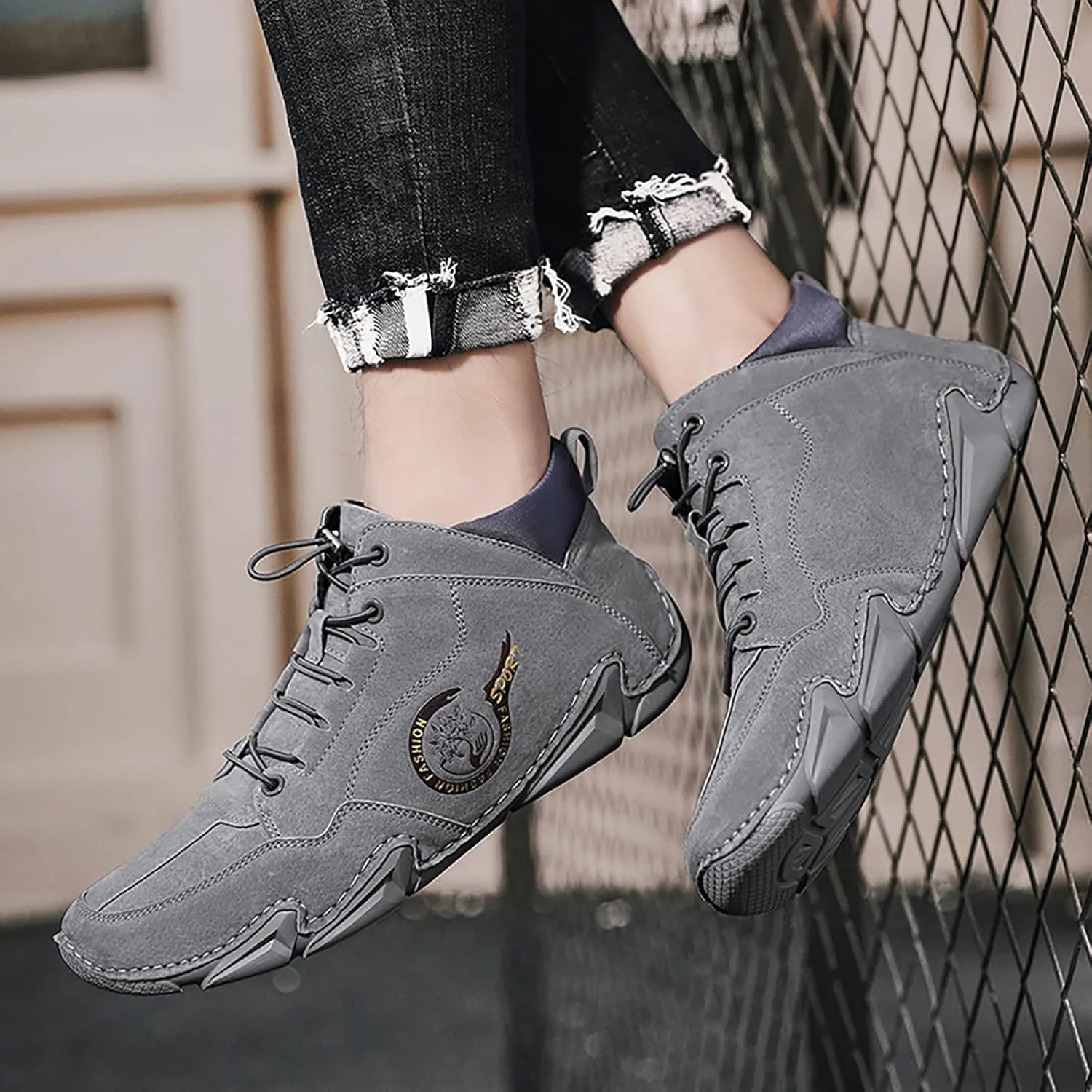 Men's Fashion Sneakers Tennis Shoes for Men Lightweight Sport Gym Jogging Walking Sneakers Mens White Sneakers