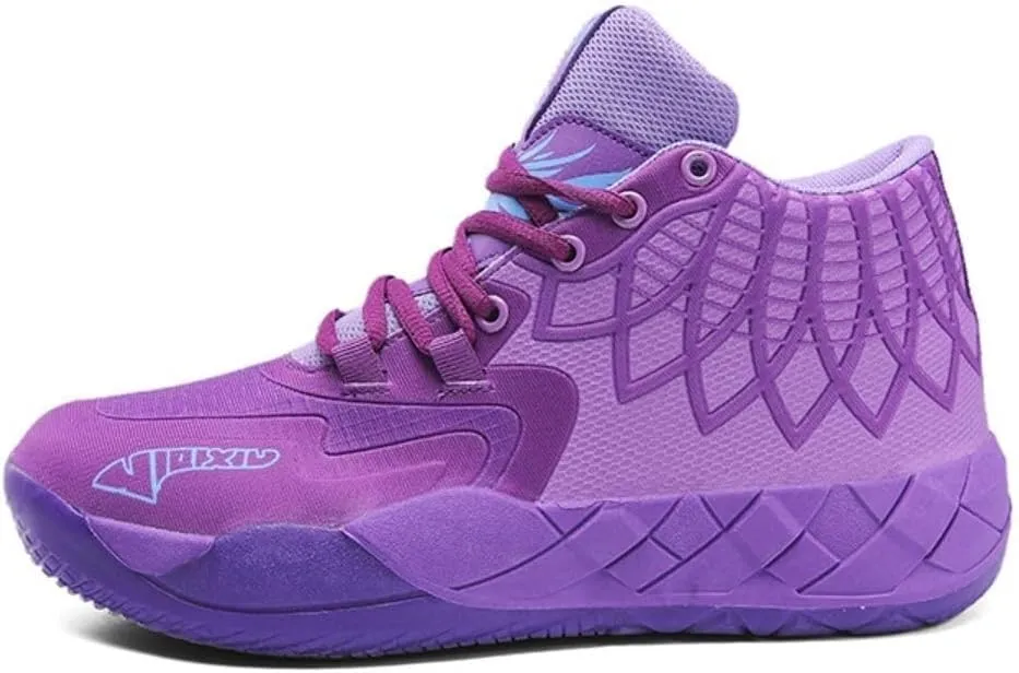 Men's High Top Basketball Shoes are Lightweight Breathable Shock-Absorbing Anti Slip Wear-Resistant Have Traction Training Boots