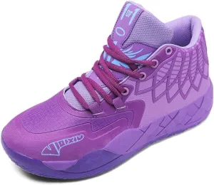 Men's High Top Basketball Shoes are Lightweight Breathable Shock-Absorbing Anti Slip Wear-Resistant Have Traction Training Boots