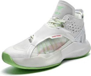 Men's High Top Basketball Shoes Indoor or Outdoor Court Teenagers Cushioned Training Basketball Sneakers Fashion High Top Sneakers Breathable Comfortable Fitness Running Tennis Shoes