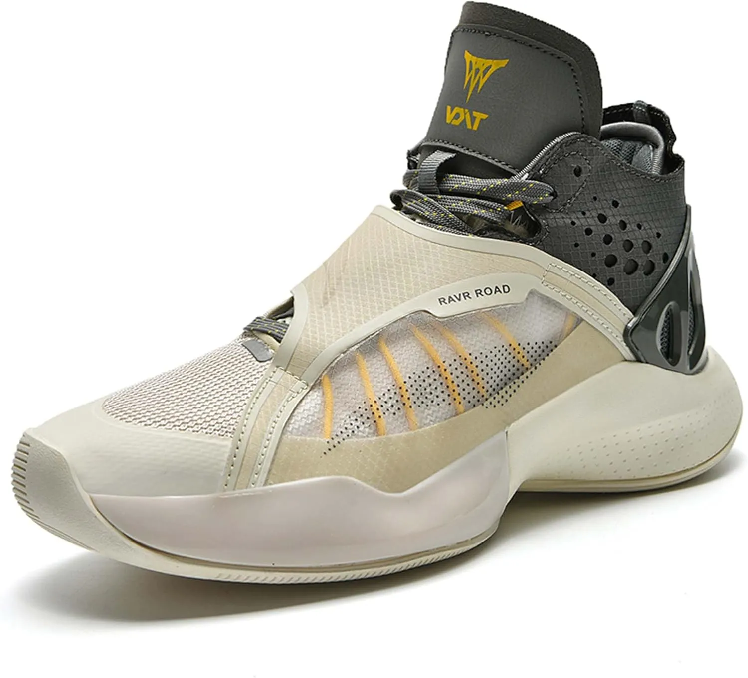 Men's High Top Basketball Shoes Indoor or Outdoor Court Teenagers Cushioned Training Basketball Sneakers Fashion High Top Sneakers Breathable Comfortable Fitness Running Tennis Shoes
