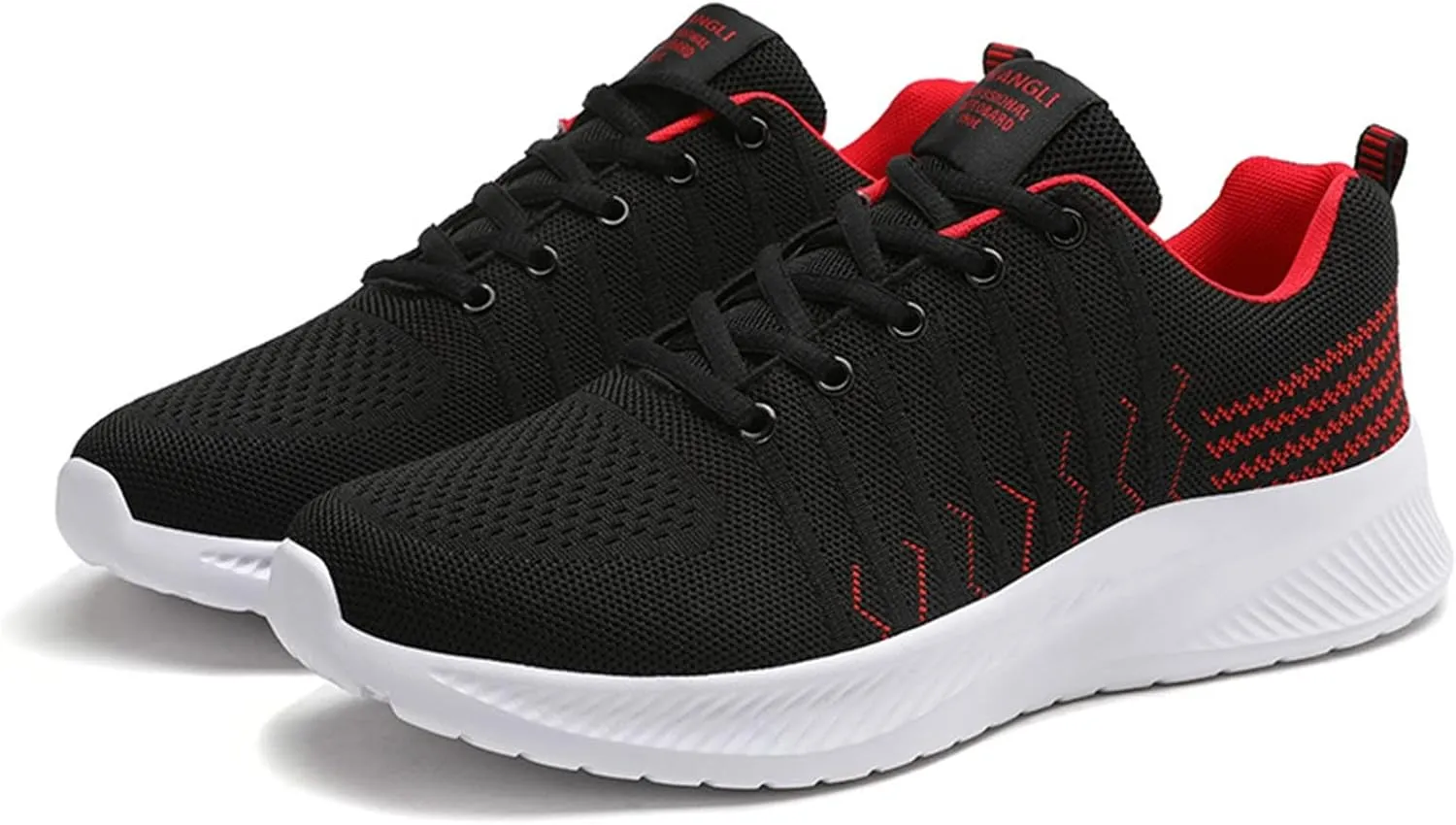 Men's Lace Up Memory Foam Sneakers Lightweight Sport Gym Jogging Walking Sneaker Lightweight Work Shoes for Men