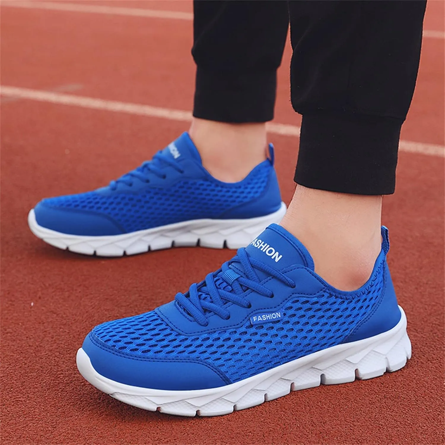 Men's Lightweight Cushion Sneakers Comfortable Lightweight Casual Walking Shoe Men's Breathable Barefoot Shoes