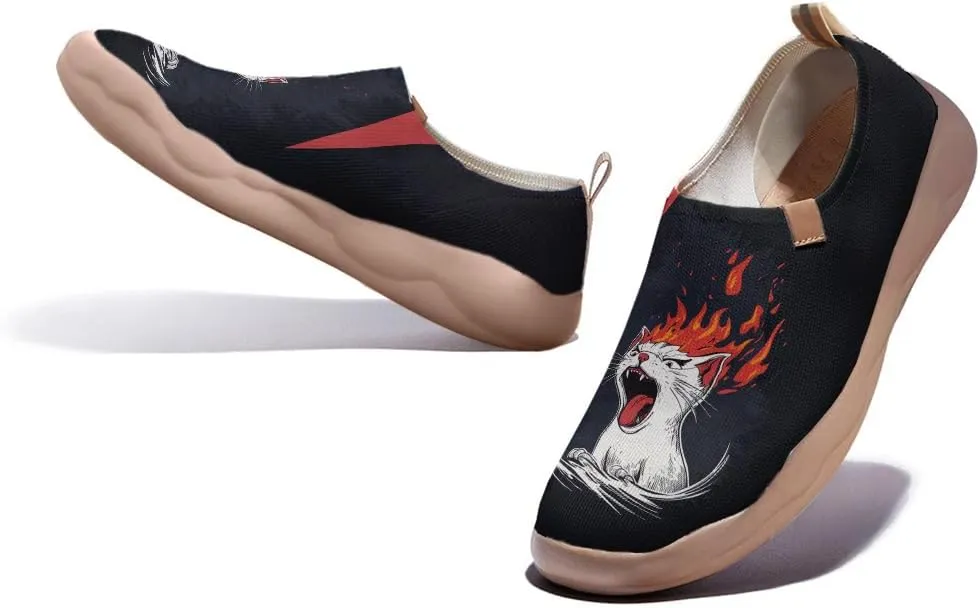 Men's Lightweight Loafers Breathable Slip-on All-Season Traction Flexible Sole Odor-Resistant Cushioned Comfort Travel