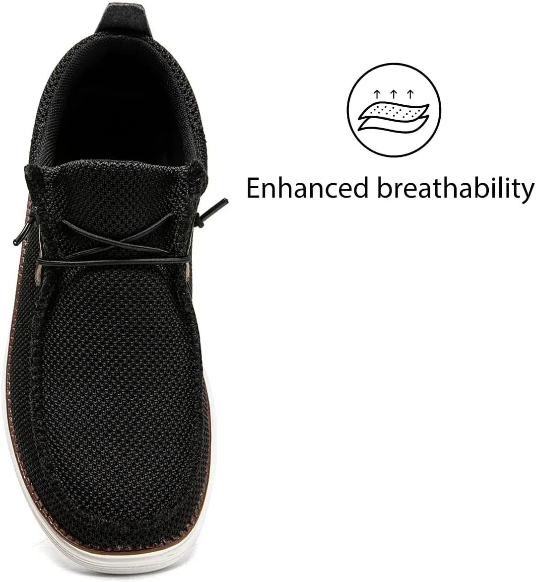 Mens Loafers Walking Slip on Boat Shoes Fashion Classcial Non Slip Sneakers Casual Comfortable Leisure Vintage Flat Shoes