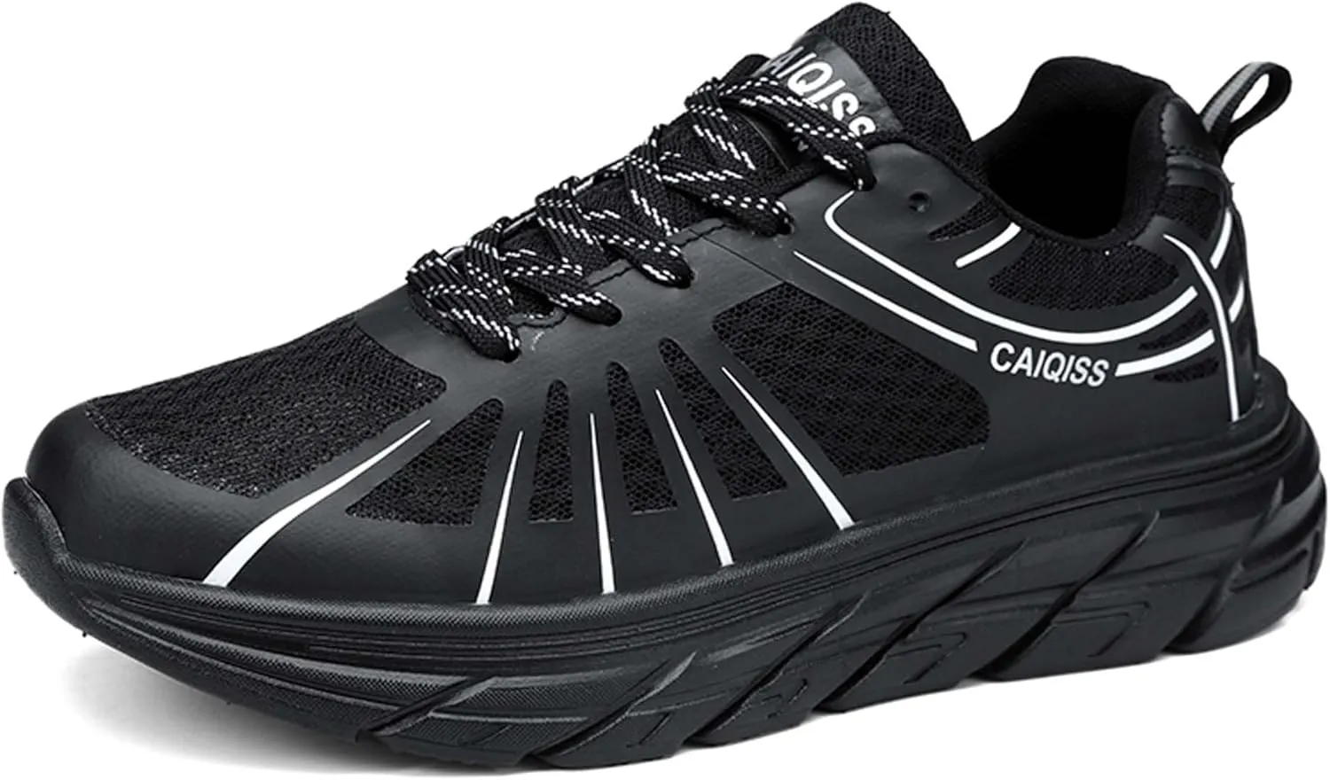 Mens Low Top Lace Up Classic Casual Walking Shoes Rubber Sole Anti Slip Running Shoes High Elasticity Basketball Sneakers Comfortable and Breathable Training Shoes Lightweight Badminton Sneakers