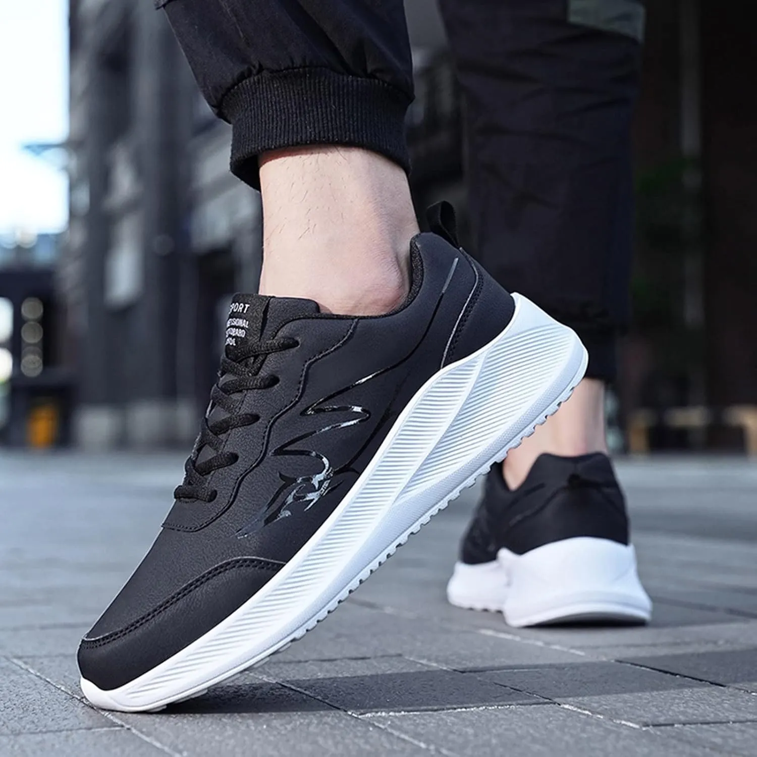 Men's Orthopedic Comfortable Slip-On Shoes Lightweight Breathable Slip On Running Shoe Lightweight Hiking Shoes