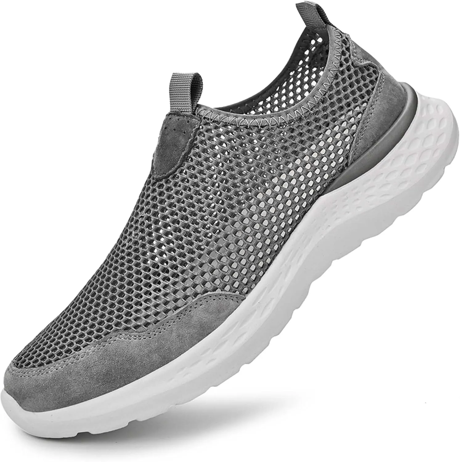 Men's Running Shoes Breathable Mesh Casual Walking Shoes Fashion Sneakers Non-slip Soft Sole Tennis Fitness Trainers Outdoor Hiking Climbing Shoes
