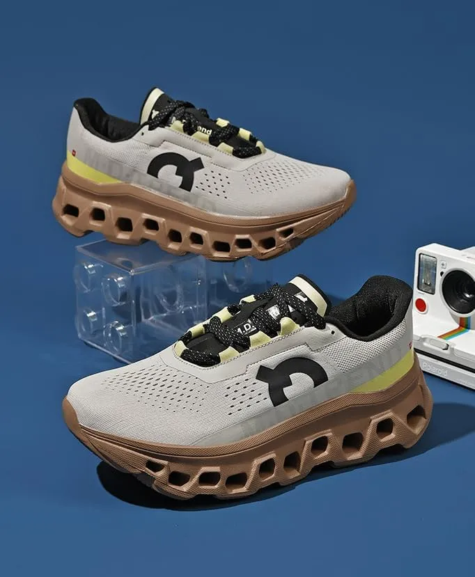Men's Running Sneakers Shoes Comfortable Cushioned Mens Road Running Shoes, Slip on Breathable Soft Bottom Casual Athletic Shoes, Walking Tennis Jogging Workout Men Wide Trainers