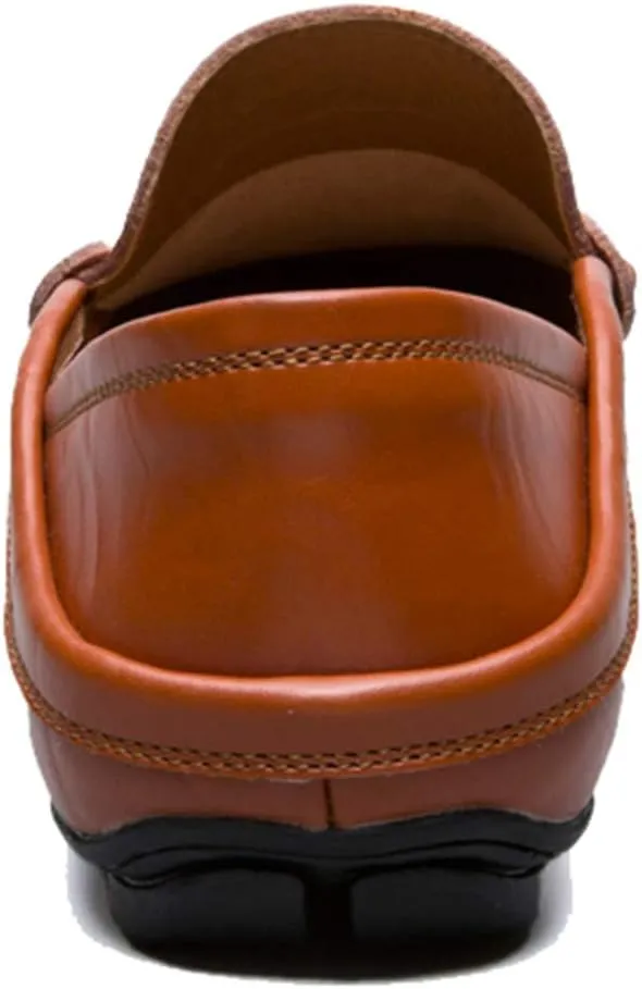 Men’s Soft Leather Slip On Loafers Flats Moccasins Oxfords Shoes Casual Driving Shoes Slippers