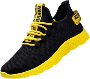 Mens Tennis Shoes Black Men Lightweight Breathable Walking Shoes Gym Tennis Athletic Mens Training Sneakers
