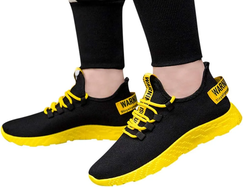 Mens Tennis Shoes Black Men Lightweight Breathable Walking Shoes Gym Tennis Athletic Mens Training Sneakers