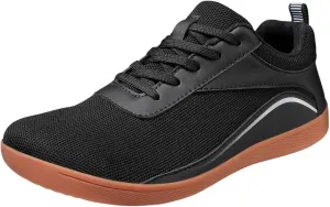 Mens Walking Shoes Wide Toe Workout Shoes Breathable Running Sneakers Lightweight Anti-Slip Training Shoes