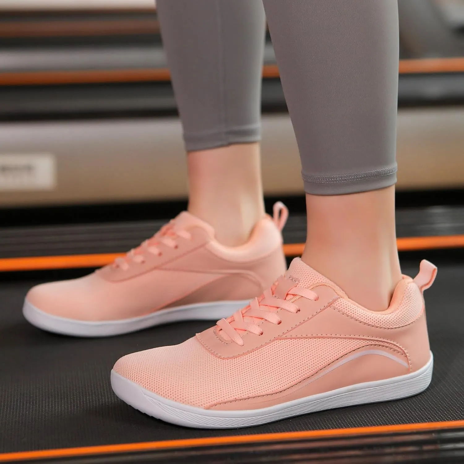 Mens Walking Shoes Wide Toe Workout Shoes Breathable Running Sneakers Lightweight Anti-Slip Training Shoes