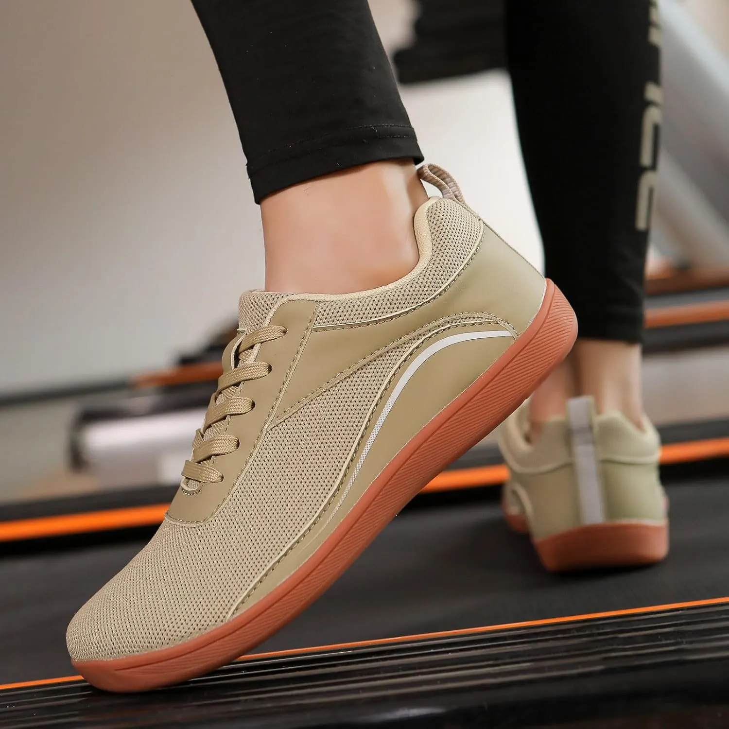 Mens Walking Shoes Wide Toe Workout Shoes Breathable Running Sneakers Lightweight Anti-Slip Training Shoes