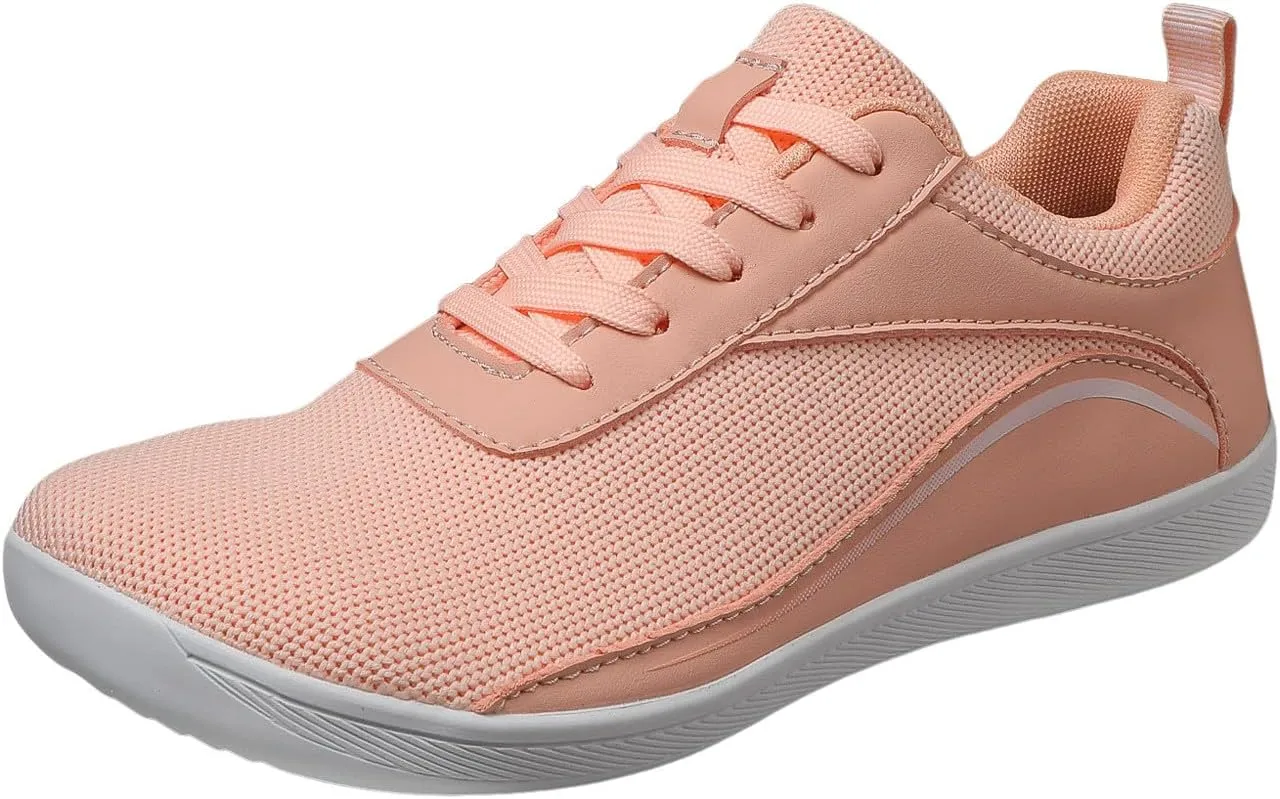 Mens Walking Shoes Wide Toe Workout Shoes Breathable Running Sneakers Lightweight Anti-Slip Training Shoes