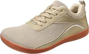 Mens Walking Shoes Wide Toe Workout Shoes Breathable Running Sneakers Lightweight Anti-Slip Training Shoes