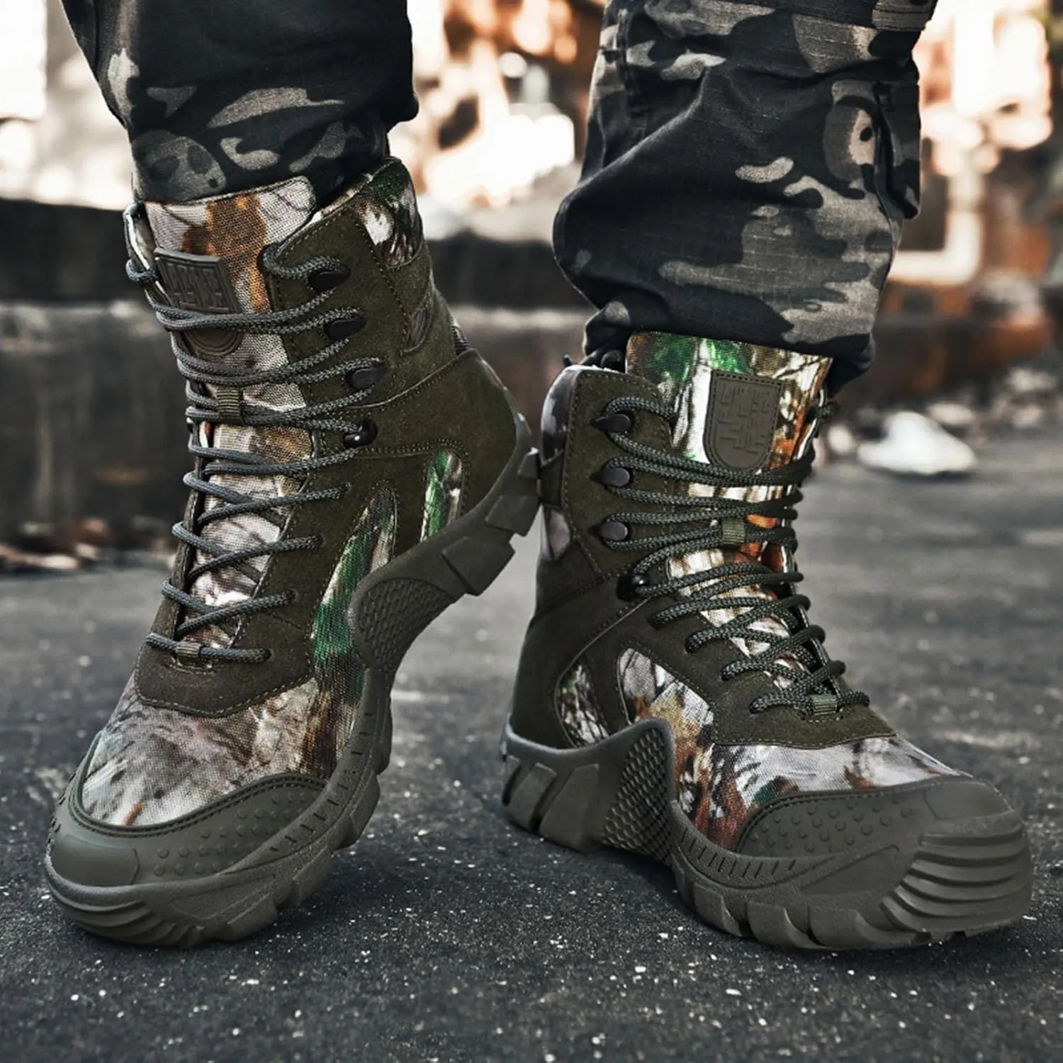 Military Tactical Boots for Men | Waterproof, Slip-Resistant, Breathable Combat Boots for Hiking, Trekking, & Work