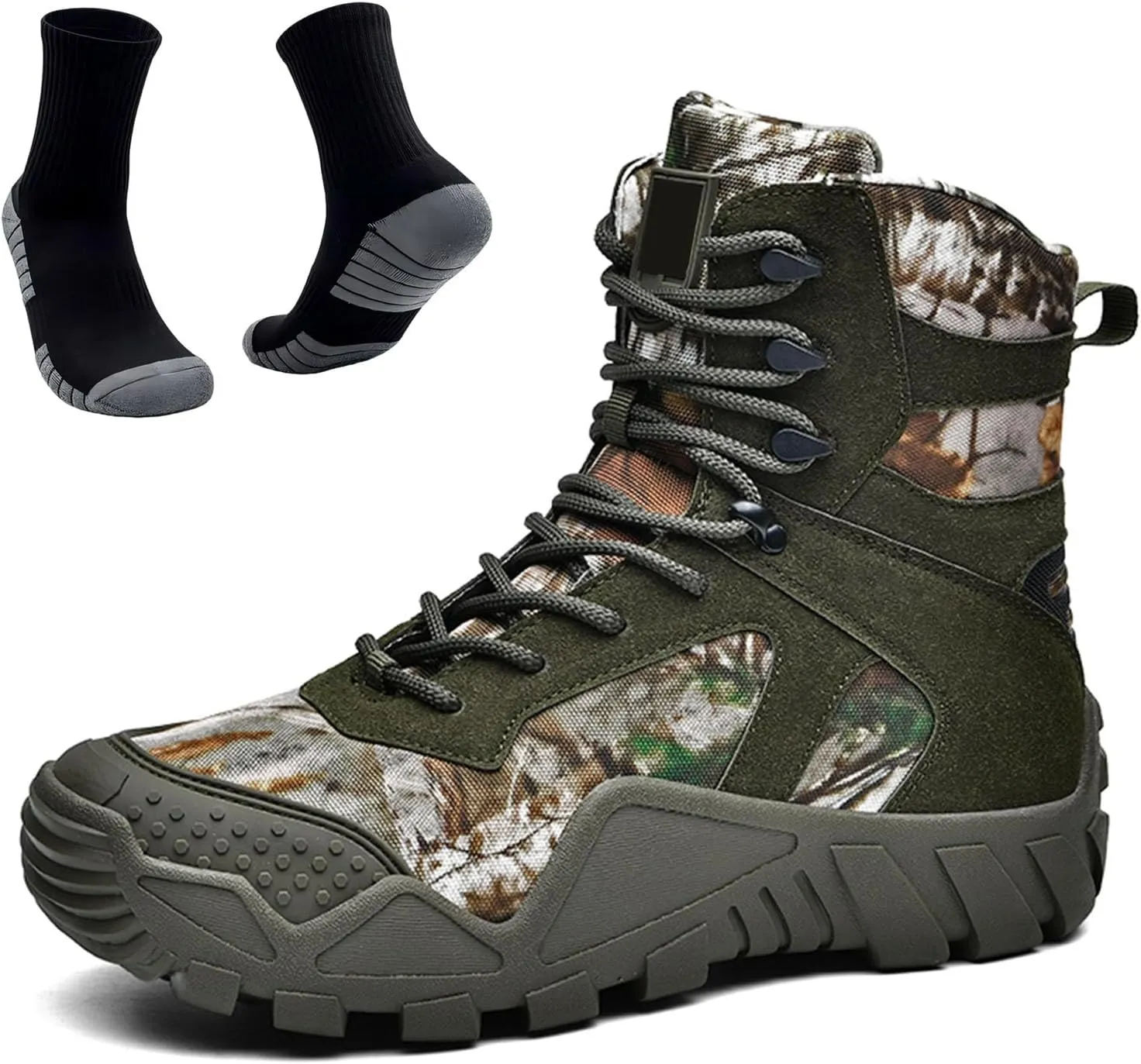 Military Tactical Boots for Men | Waterproof, Slip-Resistant, Breathable Combat Boots for Hiking, Trekking, & Work