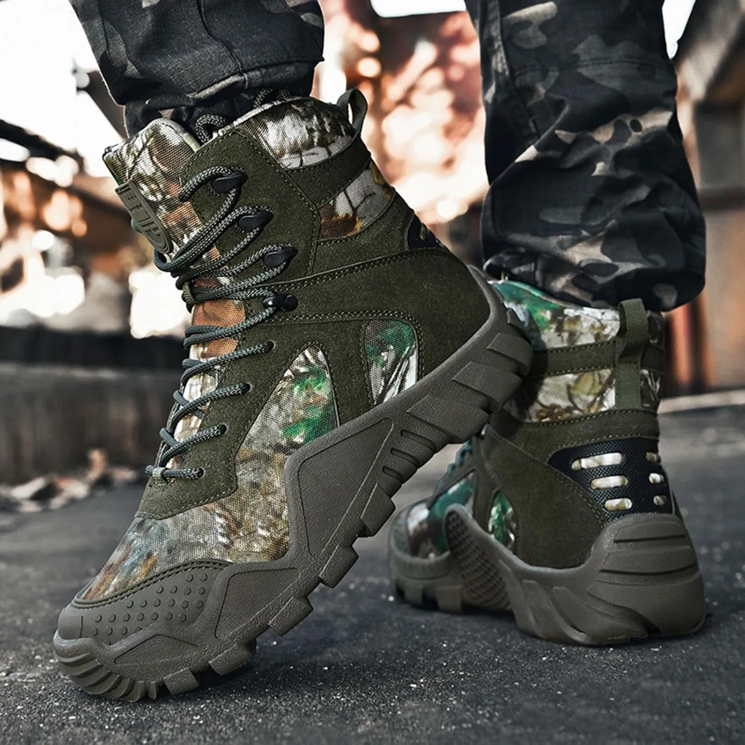 Military Tactical Boots for Men | Waterproof, Slip-Resistant, Breathable Combat Boots for Hiking, Trekking, & Work