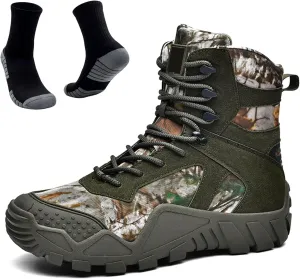 Military Tactical Boots for Men | Waterproof, Slip-Resistant, Breathable Combat Boots for Hiking, Trekking, & Work