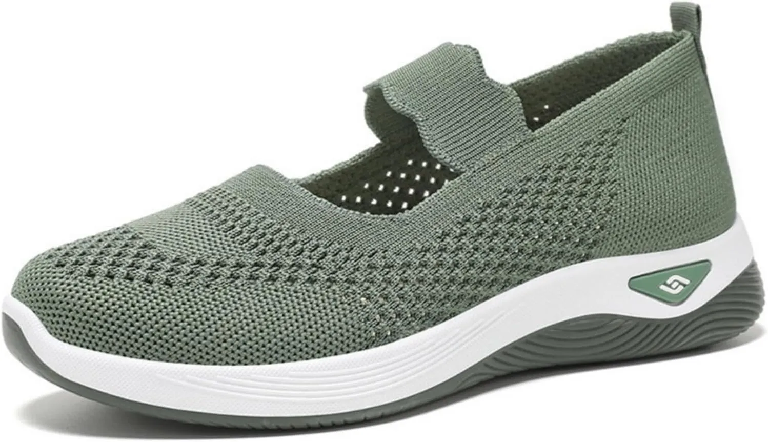 Mmoneyake Orthopedic Shoes for Women Walking Shoe Orthopedic Breathable Soft Shoes Diabetic Foam Shoe Hands Free Slip On Sneakers with Arch Support Indoor Outdoor Casual Sneakers