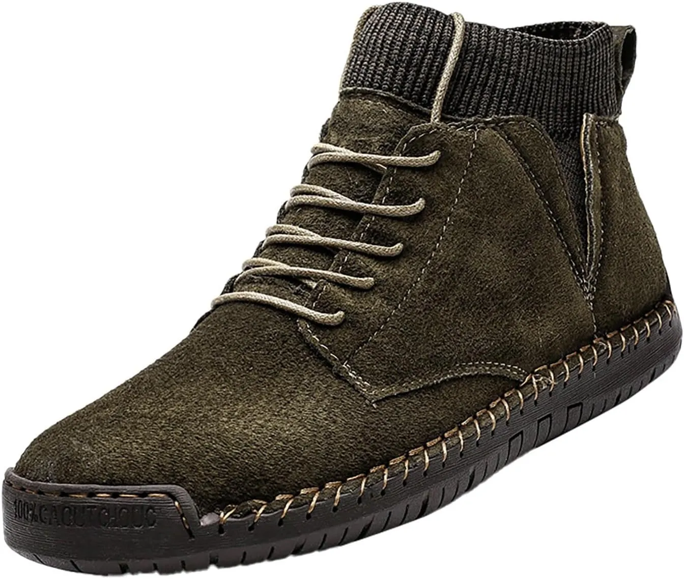 Outdoor Jogging Sneakers for Men Lace Up Lightweight Breathable Fashion Sneaker Lightweight Work Shoes for Men