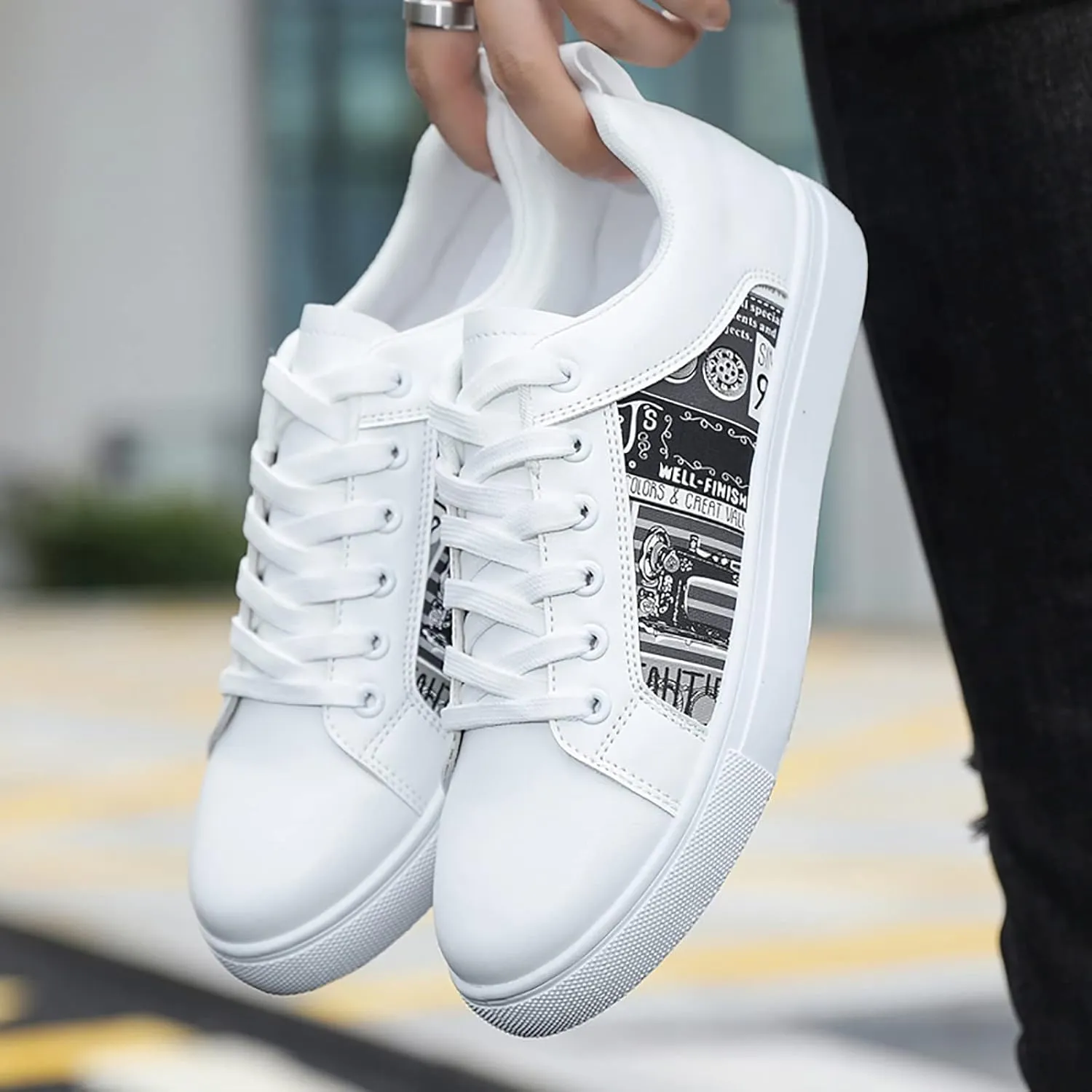 Platform High Top Sneakers for Women Fashion Black Walking Shoes Women Arch Support Womens Shoes Dressy Casual with Jeans Extra Wide Women Walking Sneakers Size 8 X Wide Zapatos OrtopéDicos De Mujer