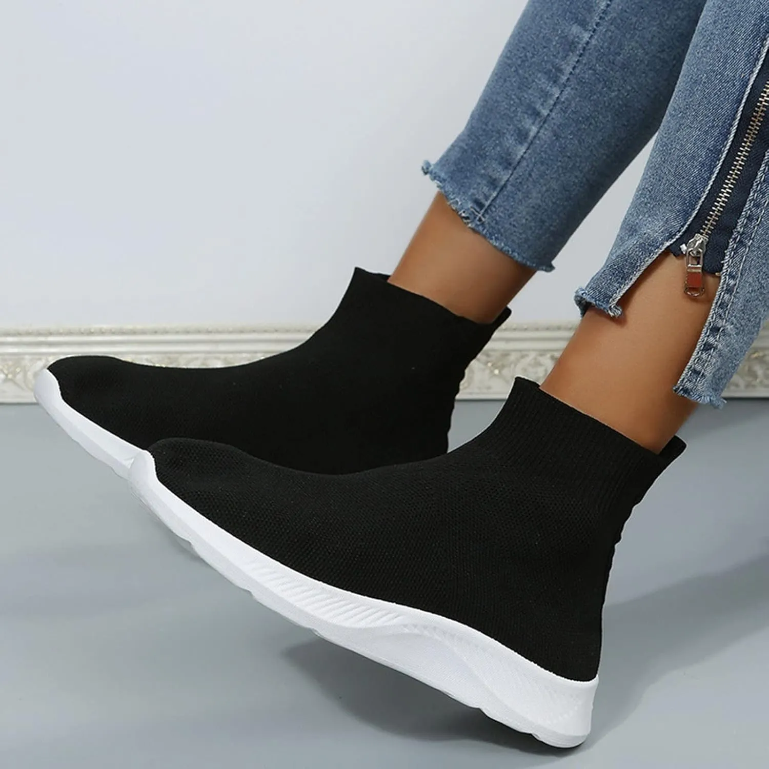 Platform Sneakers for Women Fashion Tan Women's Hiking Shoes Arch Support Womens Slip On Shoes with Arch Support Business Casual Wedge Sneakers for Women 2023 Athletic Shoes Women Wide Toe Box