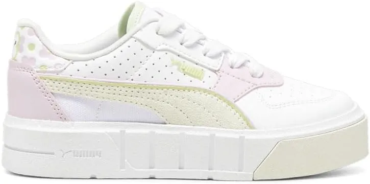 PUMA Kids Girls Cali Court Match Point Lace Up Sneakers Shoes Casual - White - Size 1.5 M