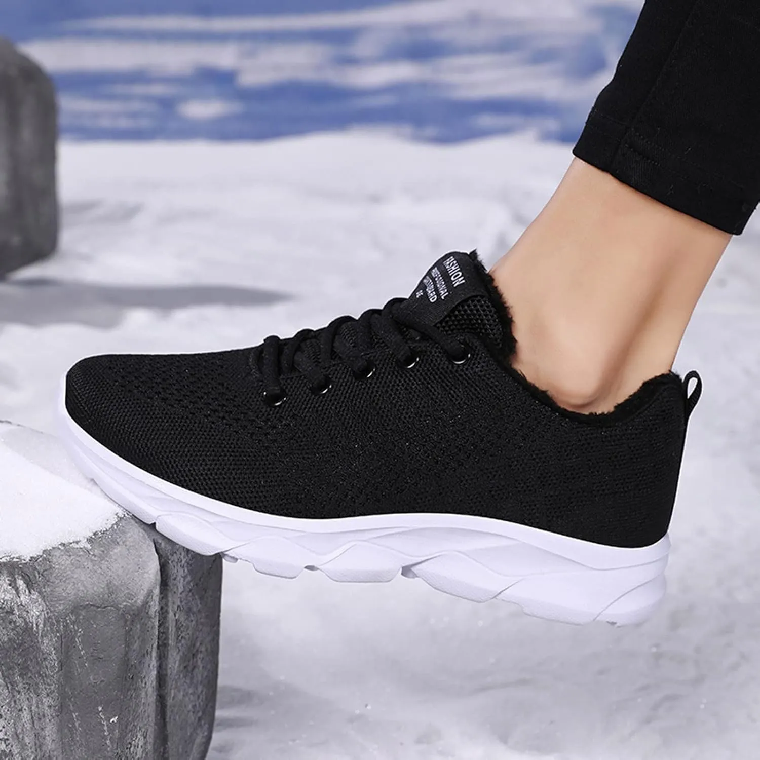 Running Shoes Girls Tennis Shoes Outdoor Keep Breathable Lace Up Runing Warm Sports Fashion Shoes Women Shoes Mesh Women's Tennis Workout Walking Sneakers