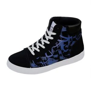 SBGMoSJ High Top Wedge Sneakers for Women Size 12 Slip On Shoes Women Mule Sneakers Casual Black Shoes for Women 2023 Trendy Chunky Sneakers for Women Platform Comfy Shoes for Women Dressy