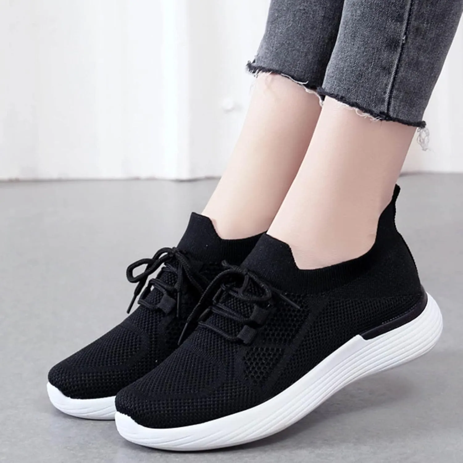 SBGMoSJ Sneakers for Women Slip Ons Size 9 Women's Slip Resistant Shoes Canvas Shoes for Women Wide Width Size 12 Womens High Top Sneakers with Zipper Athletic Shoes Women Walking Size 5.5 W