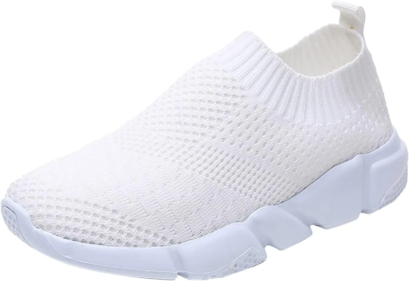 SBGMoSJ Women's Sneakers Size 9 Slip On Slip On Shoes for Women 2023 Wide Width White Canvas Tennis Shoes for Women Womens High Top Sneakers with Zipper Slip Resistant Work Shoes for Women Nurse