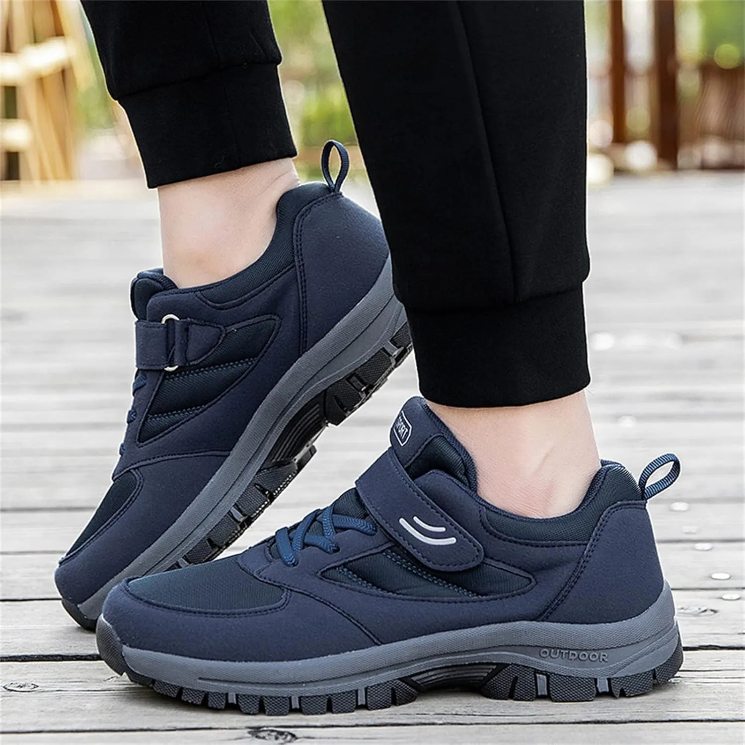 Shoes for Men Black Leather Sneakers Men Mens Slip on Walking Shoes Blade Tennis Shoes Fashion Sneaker