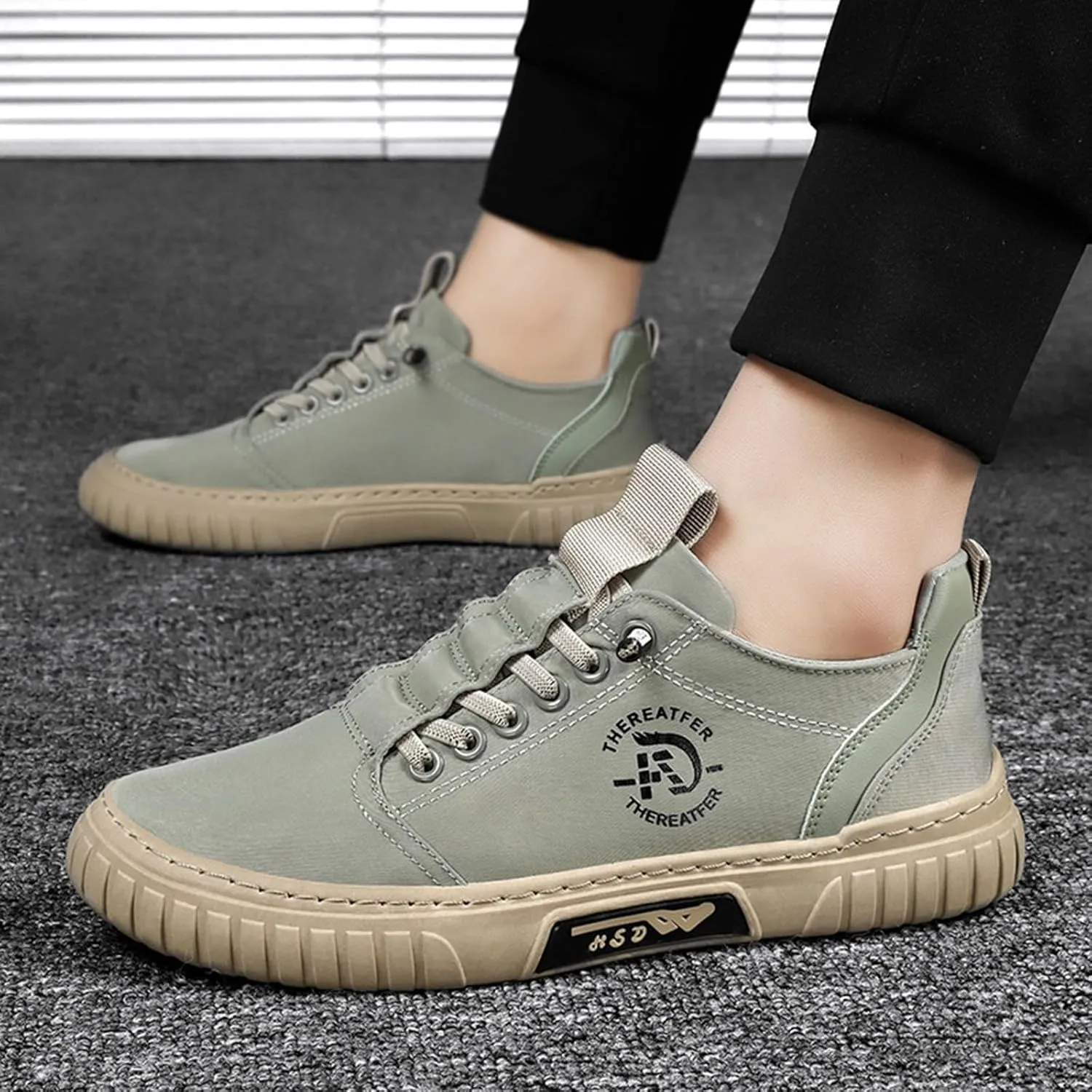 Sneakers for Boys Men Sneakers Low Top Breathable Casual Sneakers Walking Canvas Shoes Athletic Sneaker Running Shoes