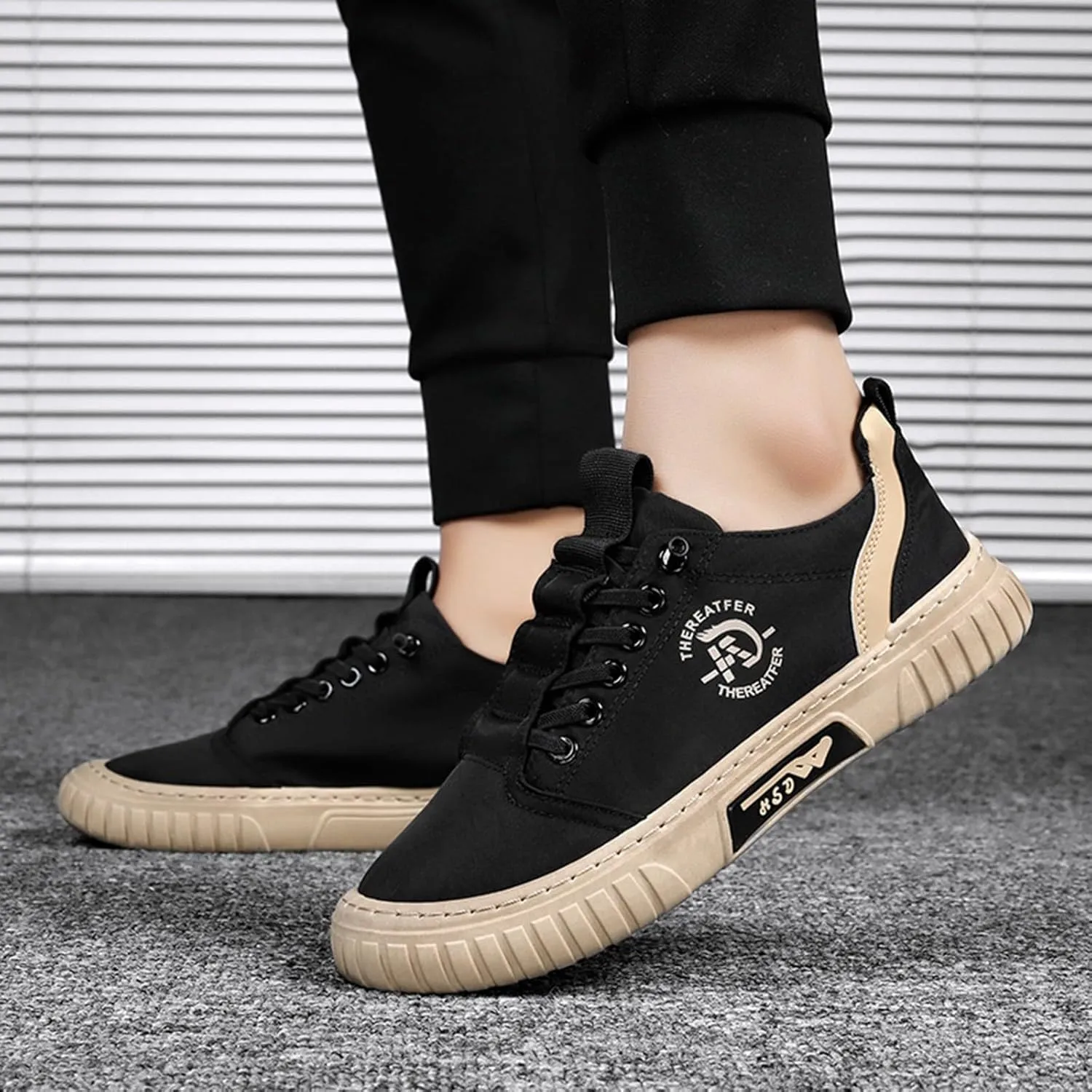 Sneakers for Boys Men Sneakers Low Top Breathable Casual Sneakers Walking Canvas Shoes Athletic Sneaker Running Shoes