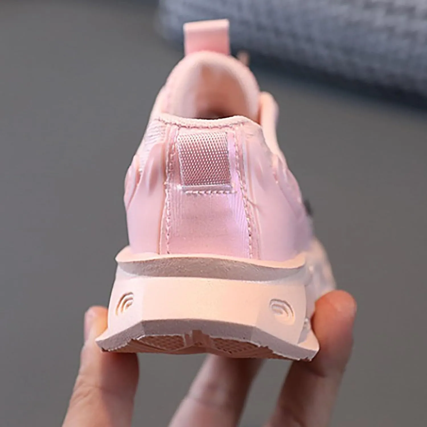 Toddler Led Light Up Sneaker Baby Infant Newborn First Walking Running Sport Shoes Kids Slip On Chunky Sole Shoes