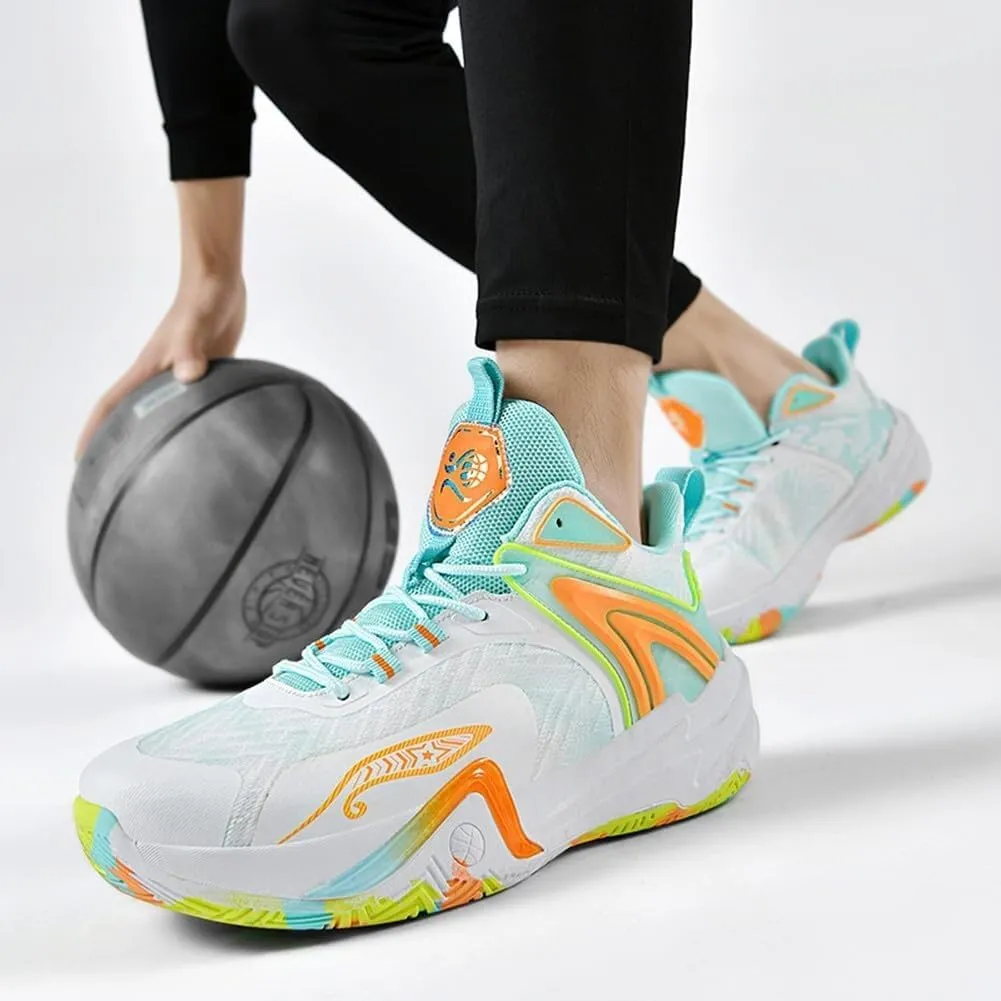 Unisex Basketball Non Slip Wear-Resistant Shock-Absorbing Lightweight Breathable Sports Boots