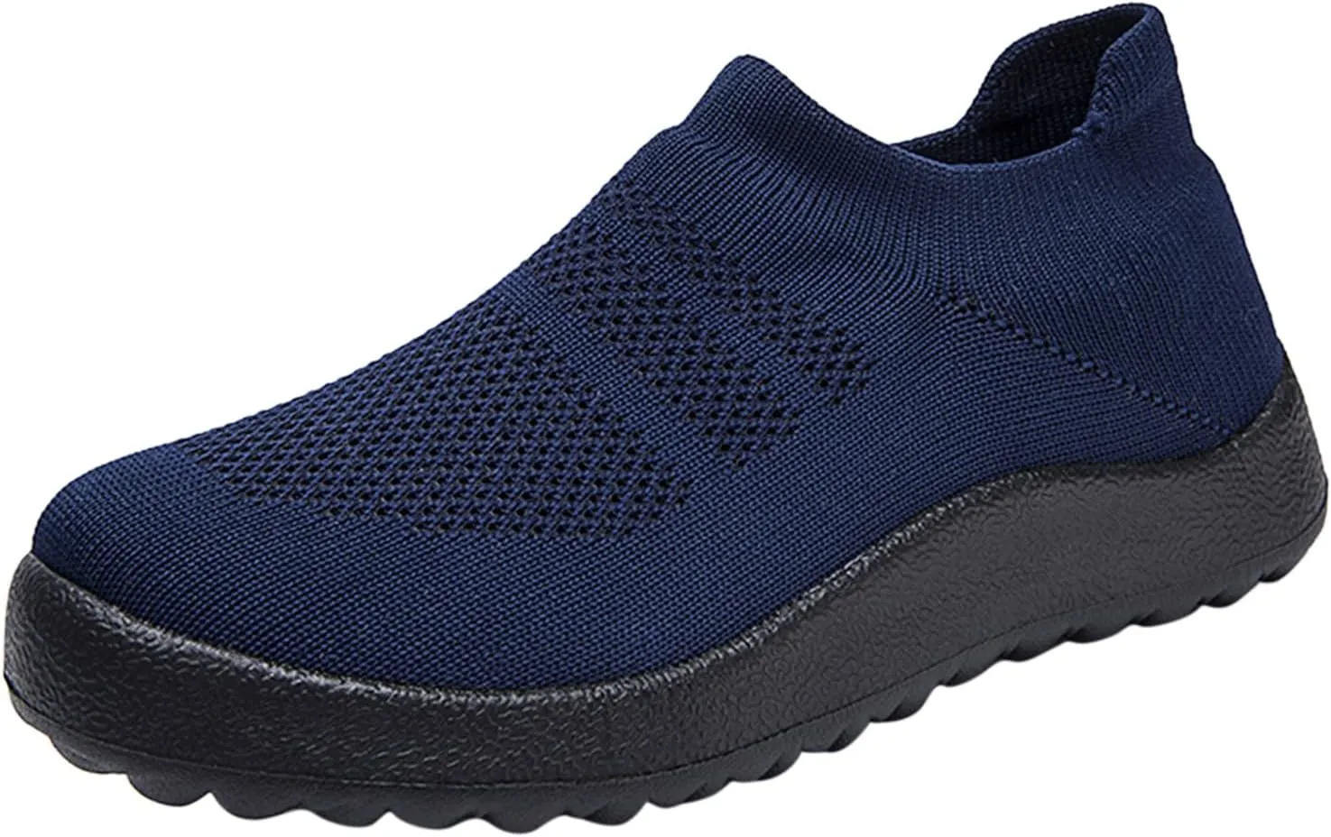 Versatile & Casual Sneaker Fashion Summer Men Sports Shoes Flat Bottom Lightweight Slip On Flying Woven Mesh Breathable
