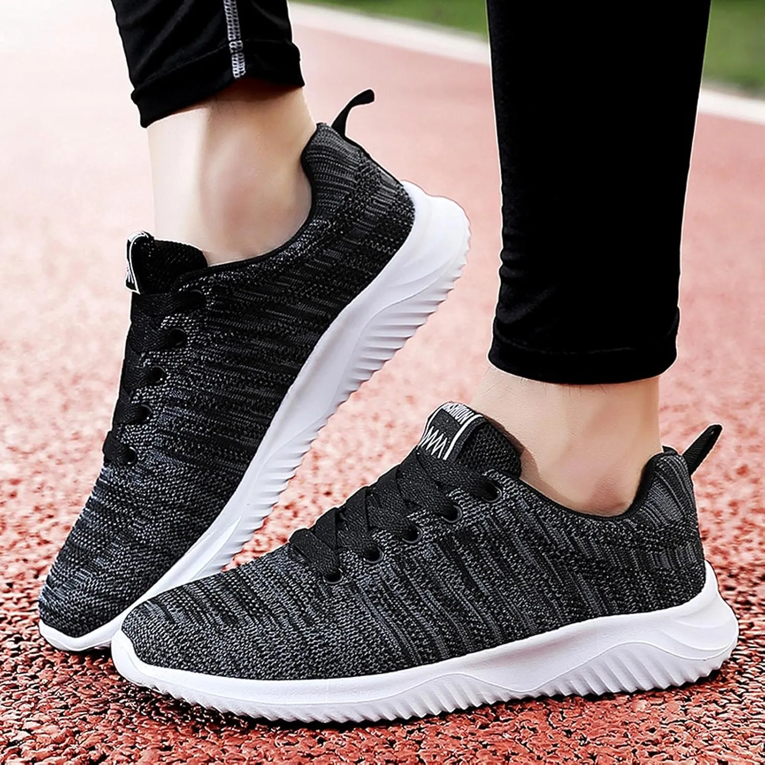 Walking Shoes Women Trendy Sneakers for Women 2023 Black Comfortable Casual Shoes for Women Size 5.5 White Fashion Sneakers Women Arch Support Women's Wide Width Slip Resistant Athletic Work Shoes