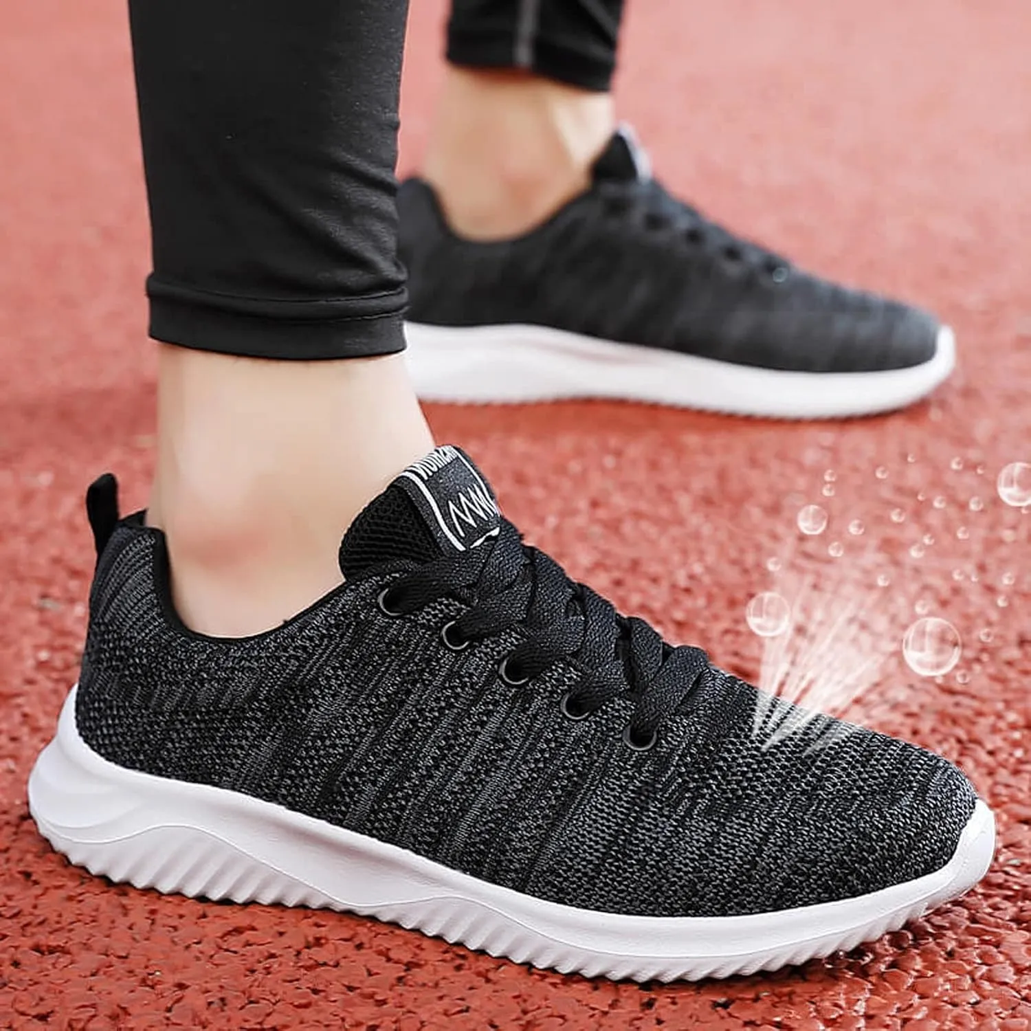 Walking Shoes Women Trendy Sneakers for Women 2023 Black Comfortable Casual Shoes for Women Size 5.5 White Fashion Sneakers Women Arch Support Women's Wide Width Slip Resistant Athletic Work Shoes