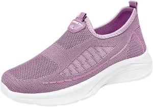 Walking Shoes Women Wide 9.5 Non Slip Arch Support Black Work Shoes for Women White Chunky Tennis Shoes Women Platform Slip On Shoes Women Dressy with Wedge Tenis para Mujeres OrtopéDicos