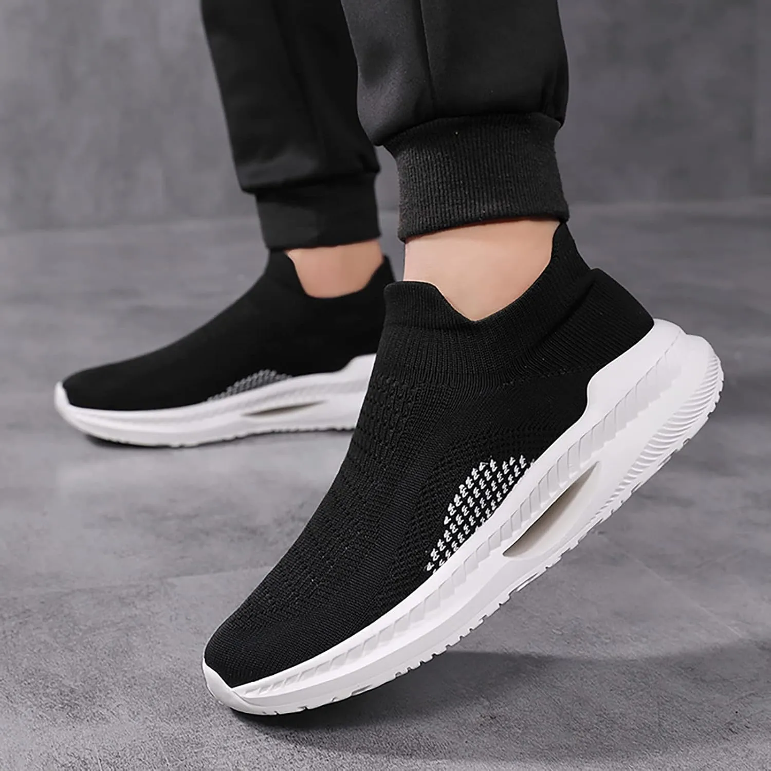 White Sneakers for Women Comfortable Women Orthopedic Sneakers Walking Womens Slip On Walking Sneakers Size 7 Womens Walking Shoes with Arch Support 9.5 Zapatos De Trabajo para Mujer Altos