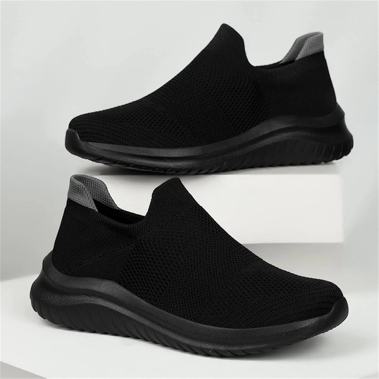 White Sneakers for Women Wide Toe Box Slip Resistant Nurse Shoes for Women White Womens Casual Shoes Size 11 Wide Walking Sneakers for Women Wide Width Slip On Sneakers Womens Shoes