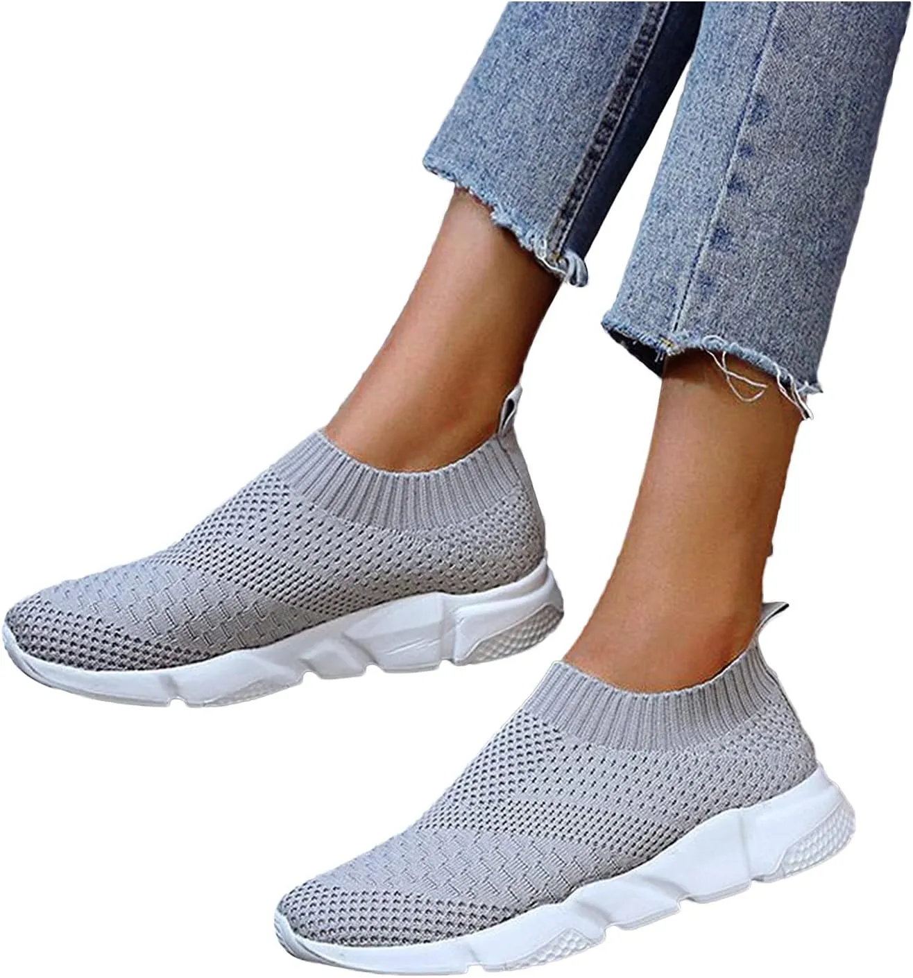 Wide Toe Box Shoes Women Casual Sneakers Comfy Work Shoes for Women Business Casual Womens Slip On Sneakers Size 8.5 Platform Wide Sneakers for Women Fashion Womens Black Walking Sneakers Size 8