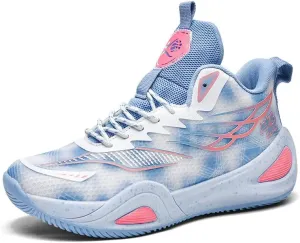 Womens Basketball Shoes for Men High Top Breathable Non Slip Unisex-Adult Outdoor Sneakers Youth Fashion Running Shoes